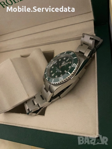 Rolex Submariner Hulk  – кутия + сертификат – перфектно състояние, снимка 11 - Мъжки - 53224732