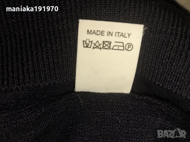 Мъжки италиански пуловер мерино (XL) 100% Merino Wool , снимка 8 - Пуловери - 43666706