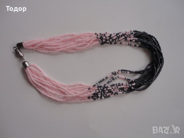 Страхотно колие с мъниста , снимка 3 - Колиета, медальони, синджири - 43230593