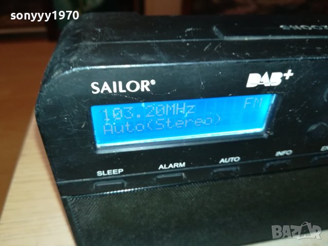 SAILOR SA-216 DAB+/FM RADIO/AUX ВНОС SWISS 0401242018, снимка 4 - Радиокасетофони, транзистори - 43660948