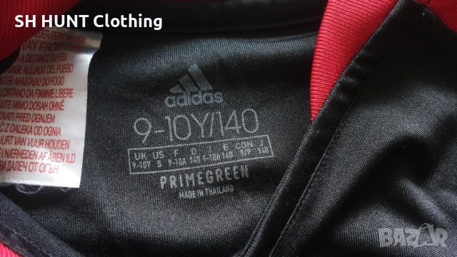 Adidas MANCHESTER UNITED Kids Football T-shirt Размер 9-10 г / 140 см детска футболна тениска 22-60, снимка 10 - Детски тениски и потници - 53296632