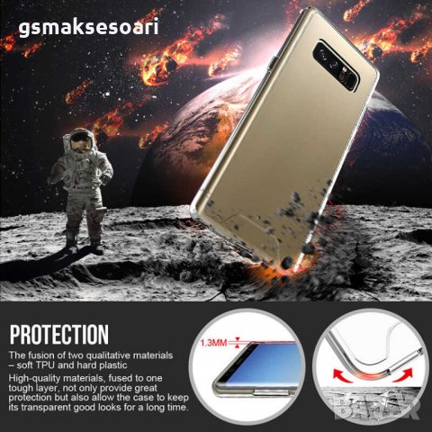 Samsung Galaxy Note 8 - Удароустойчив Кейс Гръб GUARD, снимка 6 - Калъфи, кейсове - 32608480