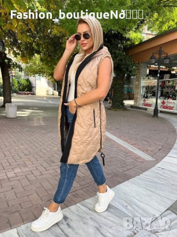 Дълъг елек бежов - БРАТАН  , снимка 1