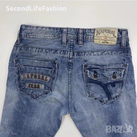 Мъжки дънки Kaporal 5 Baltimor, размер 30/32, сини, прави, снимка 3 - Дънки - 53020194