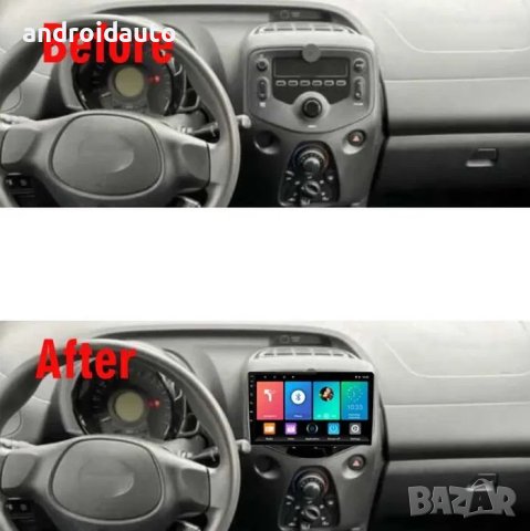 For Peugeot 108 Citroen C1 Toyota Aygo Car Radio Stereo GPS Navigator 6GB  128GB Autoradio Android