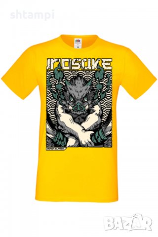 Мъжка тениска Demon Slayer Hashibira Inosuke,Анимация,игра,Празник,Повод,, снимка 10 - Тениски - 38075490