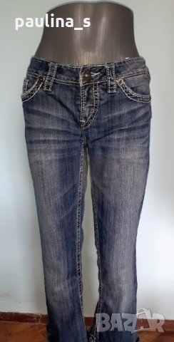 Дизайнерски дънки Silver jeans by "Aiko"® / широки крачоли, снимка 2 - Дънки - 28855006
