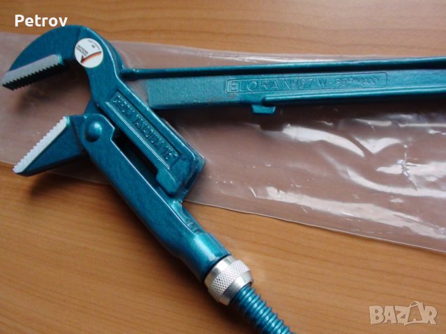 ELORA No.67 - Made in Germany - 1 1/2" ЧИСТО НОВ PROFI Тръбен Ключ !!! ORIGINAL ELORA No.67 Germany!, снимка 17 - Гедорета - 39398266