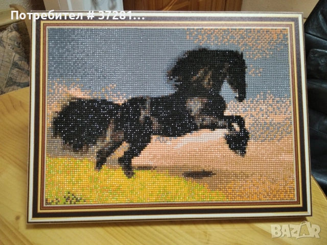 Диамантени гоблени готови изработени размер 30/40см с рамка цена 29лв за брой., снимка 2 - Картини - 51722144