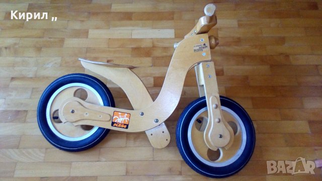 Дървен баланс байк., снимка 1 - Детски велосипеди, триколки и коли - 33415233
