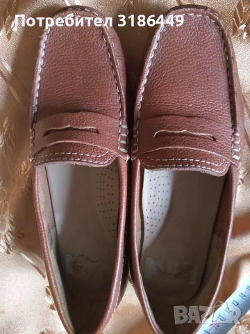 Дамски мокасини от естествена кожа 