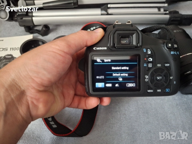 Canon EOS 1100D, снимка 2 - Фотоапарати - 51674532