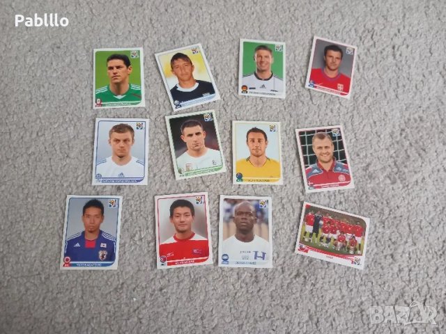 стикери панини от световното 2010