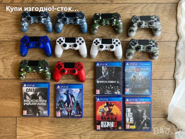 Чисто нови джойстици и игри - PS4 ✅, снимка 1