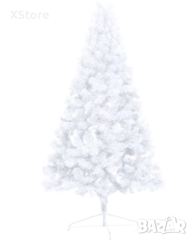Изкуствена коледна елха - бяла -120см, снимка 2 - Декорация за дома - 52109744
