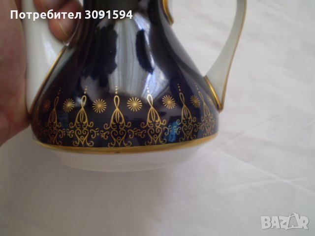 Кана порцелан Кобалт  ваймар хармония 7262, снимка 7 - Антикварни и старинни предмети - 33666823