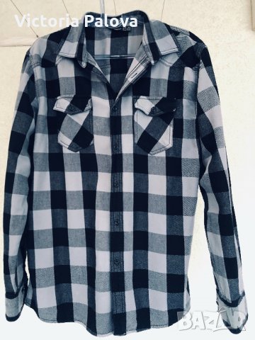 Идеална риза унисекс,модерен тартан