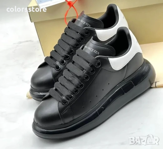 Мъжки черни кецове Alexander McQueen/BR167s, снимка 2 - Маратонки - 50942949