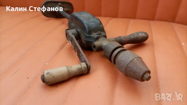 Ретро ръчна бормашина, маткап, полска, масивна, снимка 5 - Антикварни и старинни предмети - 48104323