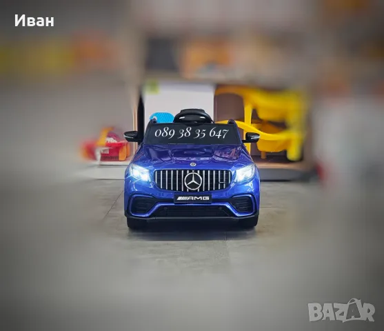 ТОП ЦЕНА!НОВО!Акумулаторен джип Mercedes GLC63 с меки гуми,12V батерия, снимка 4 - Детски велосипеди, триколки и коли - 39276907