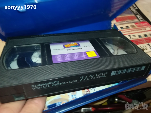 DINOSAURIER-ORIGINAL VHS VIDEO TAPE-ВНОС GERMANY 2409250958, снимка 3 - Други жанрове - 51816830