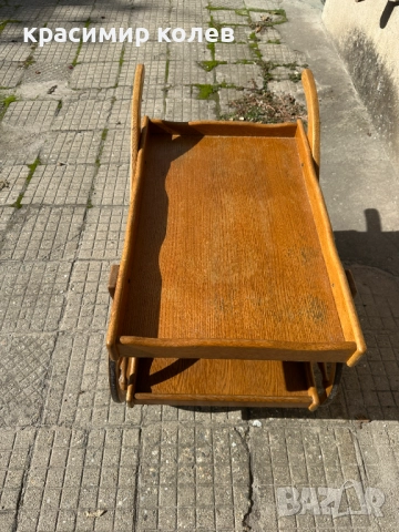 немска помощна количка от масив, снимка 5 - Антикварни и старинни предмети - 52313817