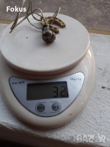 Миниатюрна бронзова подкова с тежест, снимка 5 - Антикварни и старинни предмети - 53388662