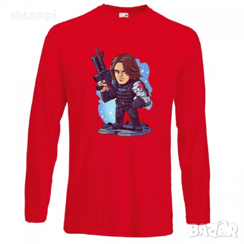Мъжка тениска Marvel Winter Soldier  Игра,Изненада,Подарък,Геймър,, снимка 6 - Тениски - 36791855