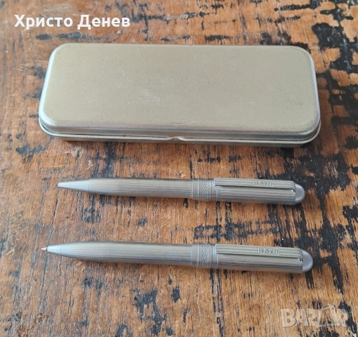 химикалка и молив Spirit of St. Louis N-X-211 метални и масивни в метална кутия