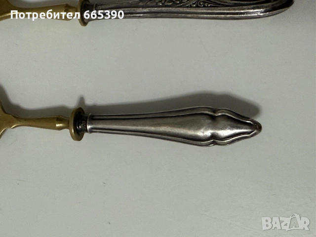 Сребърни вилици , снимка 6 - Антикварни и старинни предмети - 53340780