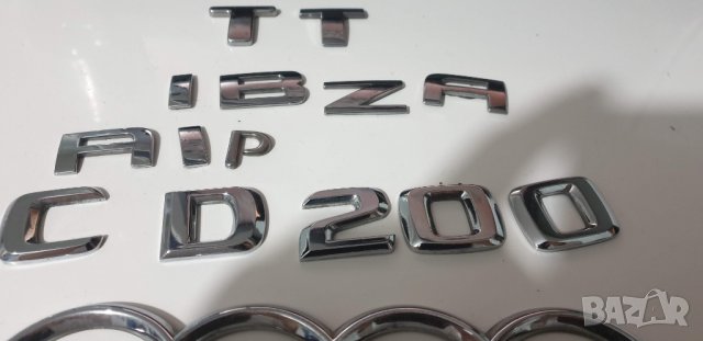 Оригинални емблеми от ауди и различни букви/надписи, снимка 4 - Аксесоари и консумативи - 8952107