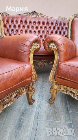 Италианска холна гарнитура  036, снимка 7 - Дивани и мека мебел - 52867600