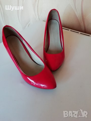 Красиви червени обувки, снимка 4 - Дамски елегантни обувки - 35552598