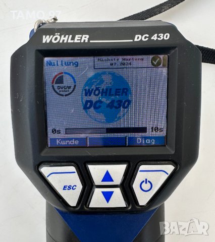 WÖHLER DC 430 - Уред за измерване херметичност, снимка 4 - Други инструменти - 43377996