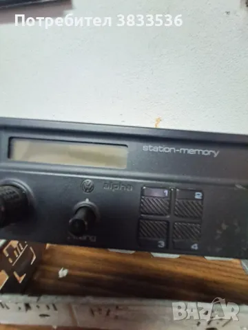 Vw Alpha оригинално радио за Vw Golf Mk2 & Jetta Mk2, снимка 2 - Части - 49698636