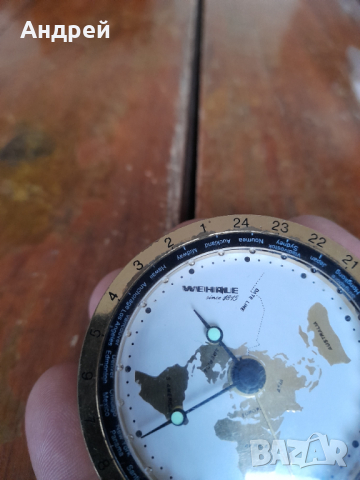 Часовник Wehrle, снимка 3 - Антикварни и старинни предмети - 44843891