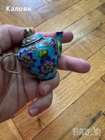 Декоративен мини чайник индийско , снимка 3 - Декорация за дома - 51223466