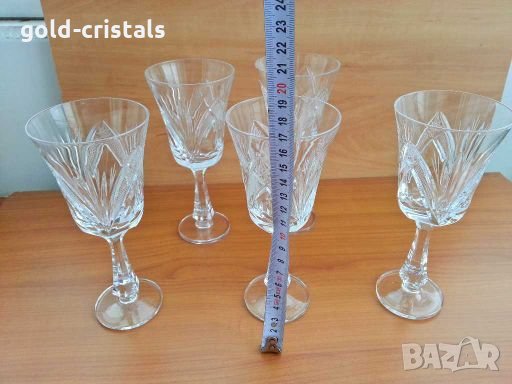 кристални чаши , снимка 4 - Антикварни и старинни предмети - 28429180