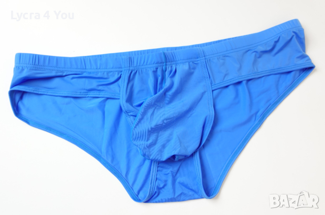 2XL/3XL сини мъжки слипове, тънка материя с ликра, снимка 8 - Бельо - 44867709