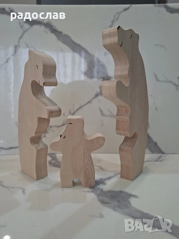 Ръчно изработени дървени фигурки, снимка 4 - Декорация за дома - 53608272