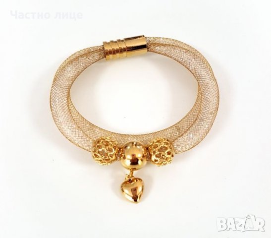 Гривна от медицинска стомана , снимка 2 - Гривни - 26716731