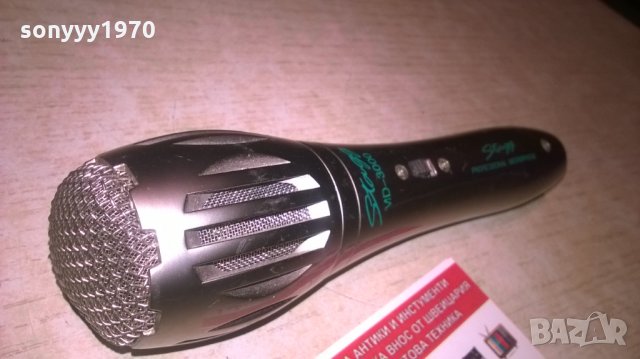 stagg professional microphone-метален-внос франция