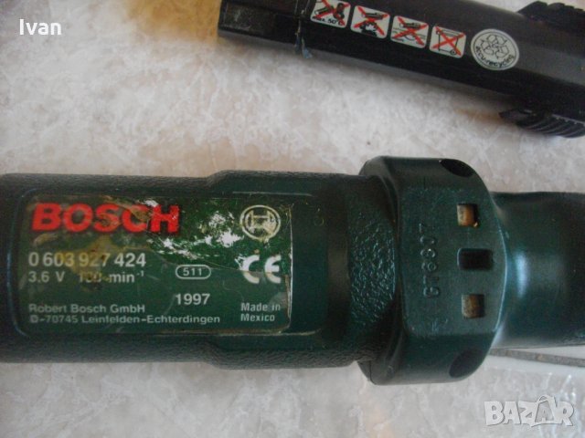 Bosch PSR 3,6VS-Бош-Отвертка-Винтоверт-Акумулаторна-3,6 Волта-Мексико, снимка 9 - Отвертки - 33358349