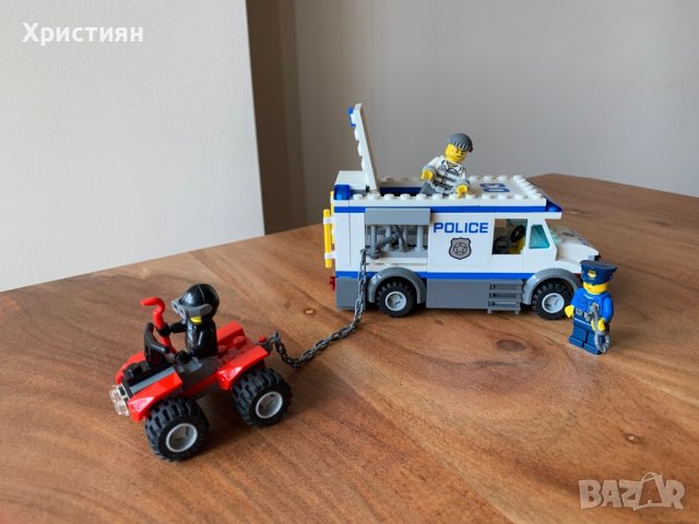 Lego City 60043 - Затворническа кола, снимка 3 - Конструктори - 37676081