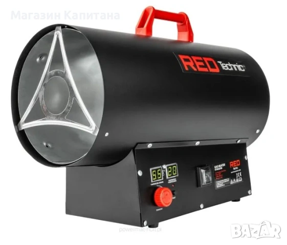 Газов калорифер Red Tech. 45kW, Полша, терморегулатор.