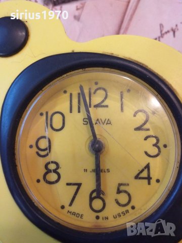 Часовник Слава будилник работещ, снимка 2 - Други - 37314598