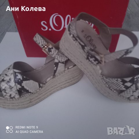 Нови немски  на платформа s.Oliver, 40 , снимка 6 - Сандали - 33074231