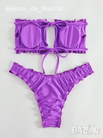 Бански Bianka Purple - S M L XL размери, снимка 2 - Бански костюми - 44034348
