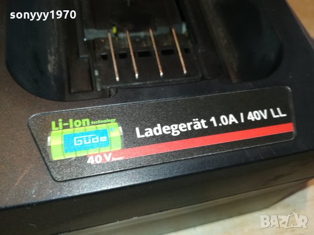 GUDE LI-ION CHARGER 42V-1000mA-GERMANY 2012211110, снимка 4 - Ударни инструменти - 35195725