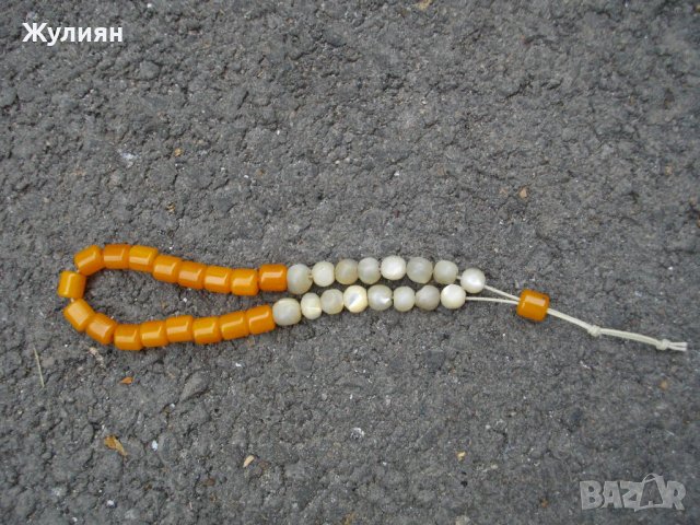 СТАРА БРОЕНИЦА БАКЕЛИТ КЕХЛИБАР КАТАЛИН СЕДЕФ, снимка 1